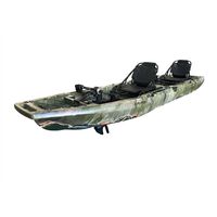 Καγιάκ Δυο Ατόμων Διαιρούμενο Ποδηλατικό SPLICE SOT 445cm Πράσινο GOBO 0100-0311ARMY