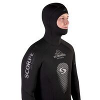 ΣΤΟΛΗ ΚΑΤΑΔΥΣΗΣ ALL BLACK 7mm : XL SCORPENA