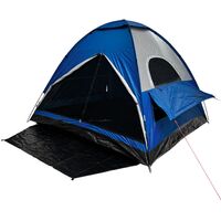 Σκηνή Camping Junior Breeze 4 Ατόμων 210x240x175cm Μπλέ PANDA 10308