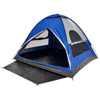 Σκηνή Camping Junior Breeze 4 Ατόμων 210x240x175cm Μπλέ PANDA 10308