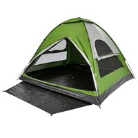 Σκηνή Camping Junior Breeze 4 Ατόμων 210x240x175cm Πράσινο PANDA 10308