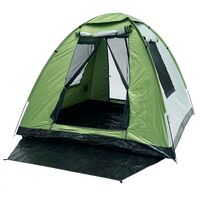 Σκηνή Camping Οpen Air 4 Ατόμων 240x240x175cm Πράσινο PANDA 10330