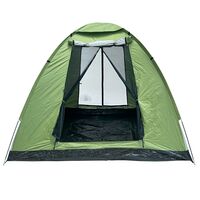 Σκηνή Camping Οpen Air 4 Ατόμων 240x240x175cm Πράσινο PANDA 10330