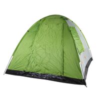 Σκηνή Camping Οpen Air 4 Ατόμων 240x240x175cm Πράσινο PANDA 10330