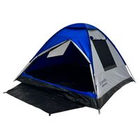 Σκηνή Camping Junior Plus II 205x205x145cm Μπλέ PANDA 10332