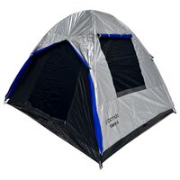 Σκηνή Camping TREND ΙΙ 4 Ατόμων 240x210x170cm Μπλέ PANDA 10344