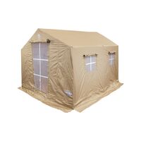 Σκηνή Camping Cabin 300 4 Ατόμων 275x250x193-138cm Mπέζ PANDA 10388