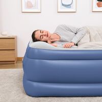 Στρώμα Ύπνου Φουσκωτό Υπέρδιπλο με Ενσωματωμένη Ηλεκτρική Αντλία 203x152x51cm Tritech QUEEN BESTWAY 15402