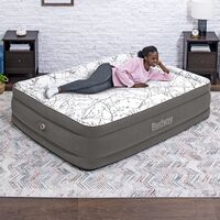 Στρώμα Ύπνου Φουσκωτό Υπέρδιπλο με Ενσωματωμένη Ηλεκτρική Αντλία 203x152x46cm Tritech Cushify Top BESTWAY 15438