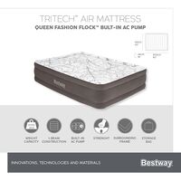 Στρώμα Ύπνου Φουσκωτό Υπέρδιπλο με Ενσωματωμένη Ηλεκτρική Αντλία 203x152x46cm Tritech Cushify Top BESTWAY 15438