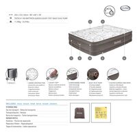 Στρώμα Ύπνου Φουσκωτό Υπέρδιπλο με Ενσωματωμένη Ηλεκτρική Αντλία 203x152x46cm Tritech Cushify Top BESTWAY 15438