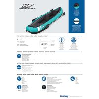 Καγιάκ Φουσκωτό 2 Ατόμων με Κάλυμα VENTURA 330m BESTWAY 15603