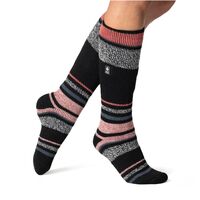 H.H. LADIES HEAT HOLDERS SKI SOCKS BL.CORAL 5457 HEAT HOLDERS 80073-BL.CORAL 5457
