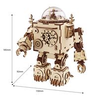 ROBOTIME ORPHEUS MUSIC BOX 3D Ξύλινο Μηχανικό Puzzle