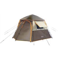 Σκηνή Camping 4 Ατόμων INCA Cabana Καφέ