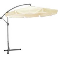 myResort ΟΜΠΡΕΛΑ ΚΗΠΟΥ 3m ΕΚΡΟΥ ΑΛΟΥΜΙΝΙΟΥ ΕΛΛΕΙΠΤΙΚΗ 373-5503-4