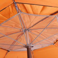 Ομπρέλα Παραλίας Αλουμινίου Escape 2m PE 180gsm UPF 50+Πορτοκαλί 12211