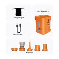 Αντλία Αέρος Επαναφορτιζόμενη με Φωτιστικό Giga Pump 5.0 AEROGOGO 16351