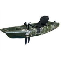 Καγιάκ Ενός Ατόμου Διαιρούμενο Ποδηλατικό KICK UP FINS SPLICE SOT 287cm Πράσινο GOBO 0100-0312ARMY