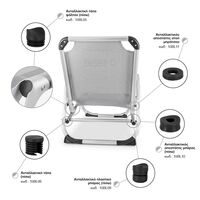 Ανταλλακτικό Αποστάτης Στοπ Μπράτσου για Καρεκλάκι Escape Μαύρο 15BL11