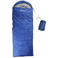 Υπνόσακος INCA Nanopack με μαξιλάρι Μπλε 220χ75cm με ιμάντες συμπίεσης