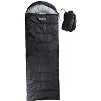 Υπνόσακος INCA Nanopack με μαξιλάρι Μαύρο 220χ75cm με ιμάντες συμπίεσης