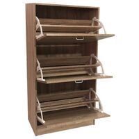 Παπουτσοθήκη με Τρείς Πόρτες 63x24x115cm Σφένδαμος VELCO Pro Systems 63-35266-29