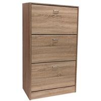 Παπουτσοθήκη με Τρείς Πόρτες 63x24x115cm Σφένδαμος VELCO Pro Systems 63-35266-29