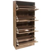 Παπουτσοθήκη με Τέσσερις Πόρτες και Αεριζόμενη Πλάτη 63x24x150cm Σφένδαμος VELCO Pro Systems 63-35280-29