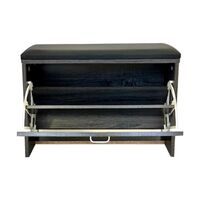 Παπουτσοθήκη Σκαμπό 60x24x41cm Γκρι Οξιά VELCO Pro Systems 63-38649-30