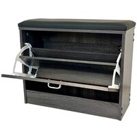 Παπουτσοθήκη Σκαμπό 60x24x49cm Γκρι Οξιά VELCO Pro Systems 63-38663-30