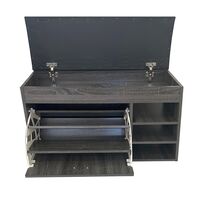 Παπουτσοθήκη Σκαμπό 80x30x49cm Γκρι Οξιά VELCO Pro Systems 63-38687-30