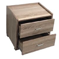 Κομοδίνο με Δύο Συρτάρια 48x38x50cm Σφένδαμος VELCO Pro Systems 65-35594-29