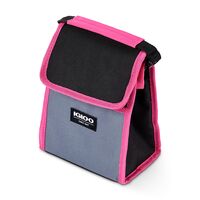 Τσάντα Ψυγείο Χειρός Lunch Sack Μαύρο/Γκρι/Ροζ IGLOO 41328