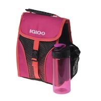 Τσάντα Ψυγείο Φαγητού με Παγούρι Lunch Bag Ροζ IGLOO 41329