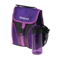 Τσάντα Ψυγείο Φαγητού με Παγούρι Lunch Bag Μωβ IGLOO 41329