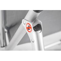 Καρεκλάκι Παραλίας ESCAPE High Άσπρο/Γκρι 15583