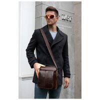 Τσαντάκι Ώμου Δερμάτινο Καφέ Cardinal 379