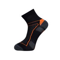 COM.CYCLING SOCKS BIK1 ΜΑΥΡΟ-ΠΟΡΤΟΚΑΛΙ L 43-46  80010