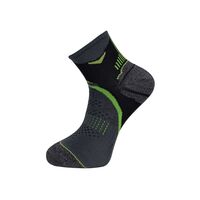 Κάλτσες Αθλητικές Running Socks RUN2 Μαύρο - Πράσινο Comodo 80008