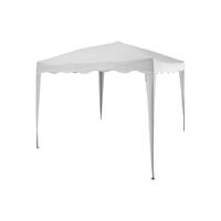 GAZEBO 3Χ3 ΠΤΥΣΣΟΜΕΝΟ ΛΕΥΚΟ  11316