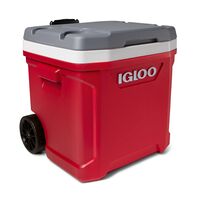 Ψυγείο Φορητό Ισοθερμικό Με Ρόδες LATITUDE ROLLER 60Qt/57Lt Κόκκινο IGLOO 41654