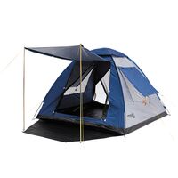 Σκηνή Camping Οpen Air 4 Ατόμων 240x240x175cm Μπλέ PANDA 10330