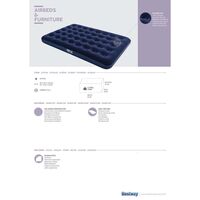 Στρώμα Ύπνου Φουσκωτό Διπλό 191x137x22 BESTWAY 15338