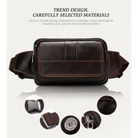 Τσαντάκι Μέσης Δερμάτινο Καφέ Cardinal 8966