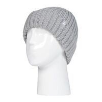 Σκούφος Παιδικός Ribbed Turn Over Hat Με Θερμική Επένδυση Για Παιδία 7-10 Ετών Cloud Grey Heat Holders 80083
