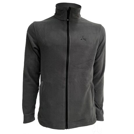 Ζακέτα Ανδρική Fleece Με Φερμουάρ Γκρι APU 80525