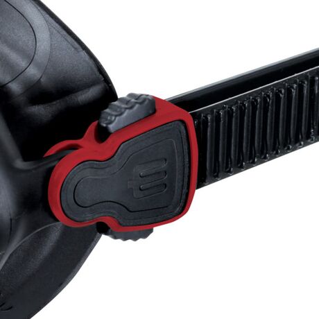 Μάσκα Κατάδυσης Σιλικόνης Wolf Black/Red OMER