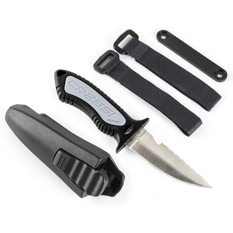 Μαχαίρι Κατάδυσης Με Ανοξείδωτη Λεπίδα 8cm GRIP CRESSI