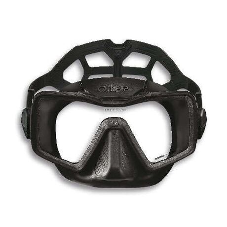 Μάσκα Κατάδυσης Σιλικόνης Apnea Black OMER